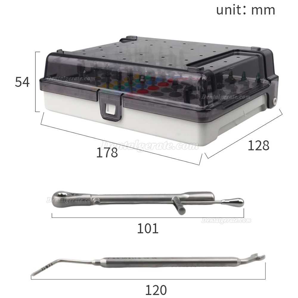Universal Implantat Konus Chirurgie Set F&uuml;hrungsspiralbohrer-Instrumente Hiossen OSSTEM-Stil